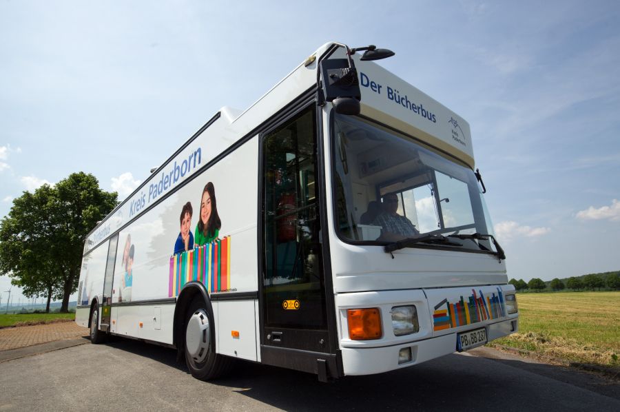 Der Bücherbus des Kreises Paderborn